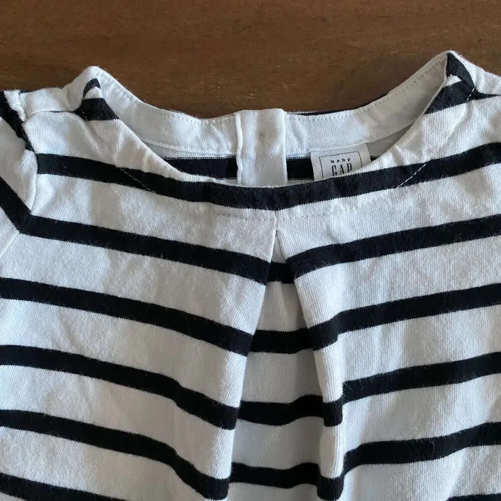 Gap Striped Heart Pocket Tunic Girls' 3-6 Months